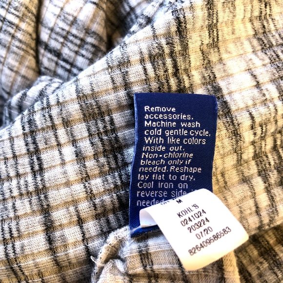 Apt. 9 Gray Heather Long Sleeve Knit Sweater with Knot at Hem - Picture 8 of 10